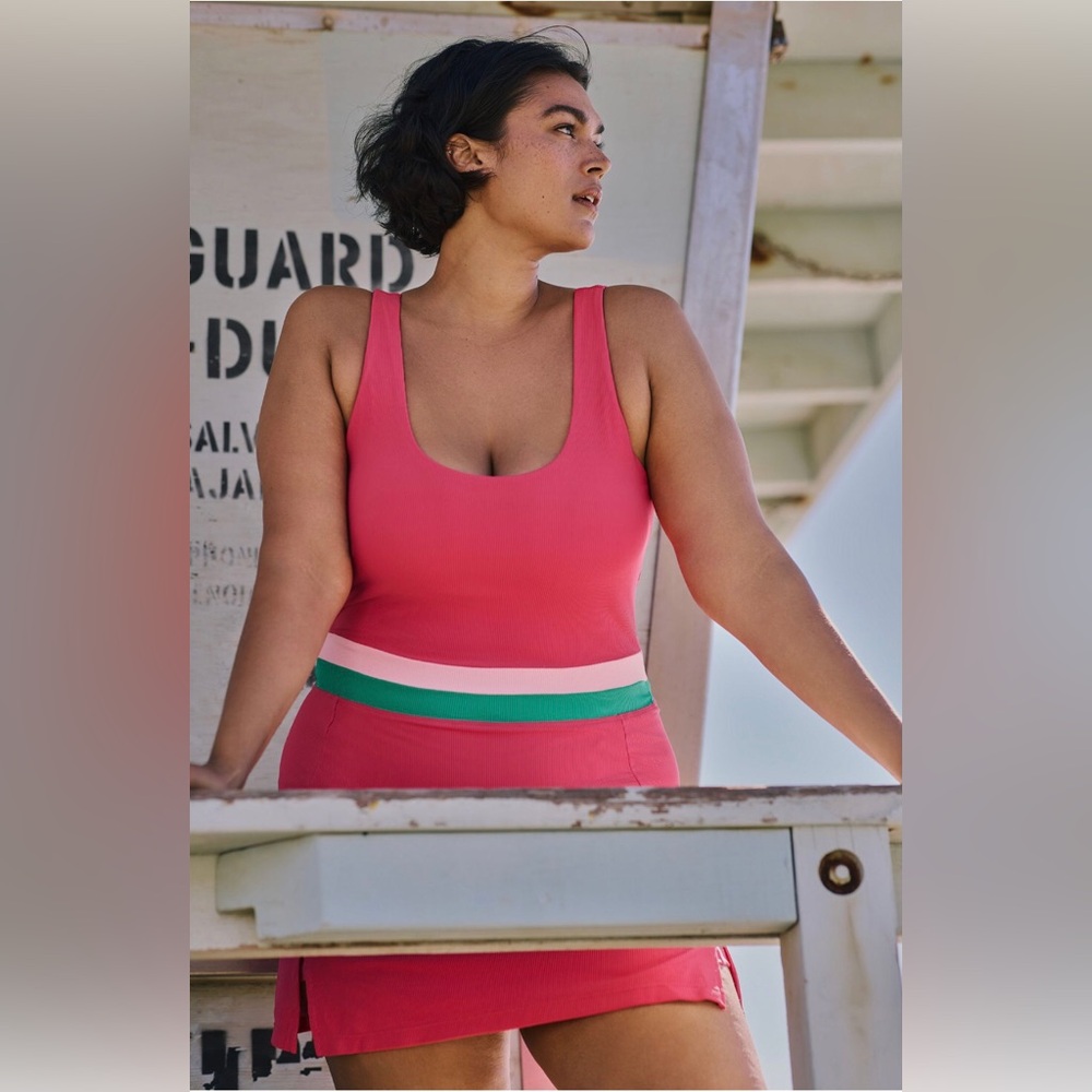 Anthropologie Beach Riot Remi Tennis Dress in Pink Size 3X.